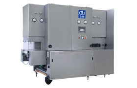 Máquina para secado y esterilización de ampolletas de vidrio